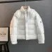 Moncler Maya Matte Hooded Down Jacket, Light Blue White Pink Black #B68770