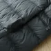 Moncler Men’s Lightweight Hooded Down Puffer Jacket, Black &amp; Dark Grey #B67671