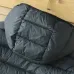 Moncler Men’s Lightweight Hooded Down Puffer Jacket, Black &amp; Dark Grey #B67671