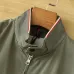 Moncler Men’s Stand‑Collar Bomber Jacket, Black, Navy &amp; Army Green #B67683