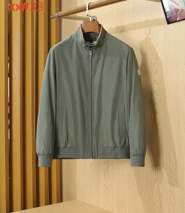 Moncler Men’s Stand‑Collar Bomber Jacket, Black, Navy & Army Green #B67683 Moncler Men’s Stand‑Collar Bomber Jacket, Black, Navy & Army Green #B67683