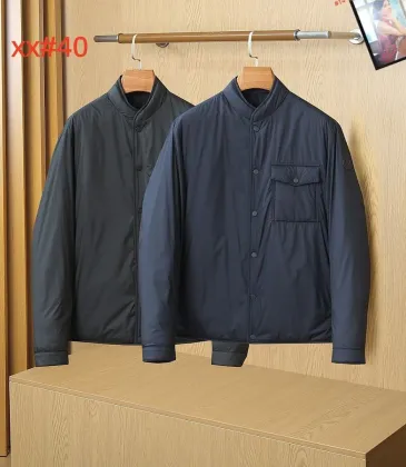 Moncler Men’s Stand‑Collar Shirt‑Style Light Down Jacket, Black & Navy Blue #B67676 Moncler Men’s Stand‑Collar Shirt‑Style Light Down Jacket, Black & Navy Blue #B67676