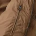 Moncler Stand‑Collar Quilted Down Puffer Jacket, Brown &amp; Navy Blue #B67669