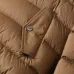 Moncler Stand‑Collar Quilted Down Puffer Jacket, Brown &amp; Navy Blue #B67669