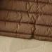 Moncler Stand‑Collar Quilted Down Puffer Jacket, Brown &amp; Navy Blue #B67669