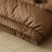 Moncler Stand‑Collar Quilted Down Puffer Jacket, Brown &amp; Navy Blue #B67669