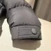 Moncler Stand‑collar Button‑zip Down Jacket, Black #B68303