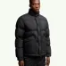 Moncler Stand‑collar Button‑zip Down Jacket, Black #B68303