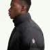 Moncler Stand‑collar Button‑zip Down Jacket, Black #B68303