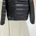 Moncler Stand‑collar Quilted Down Jacket, Black / Army Green #B68301