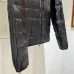 Moncler Stand‑collar Quilted Down Jacket, Black / Army Green #B68301