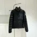 Moncler Stand‑collar Quilted Down Jacket, Black / Army Green #B68301