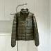 Moncler Stand‑collar Quilted Down Jacket, Black / Army Green #B68301