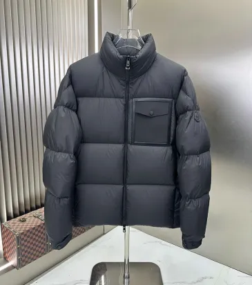 Moncler Stand‑collar Quilted Pocket Down Jacket #B68305 Moncler Stand‑collar Quilted Pocket Down Jacket #B68305