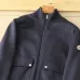 Moncler Wool‑Blend Quilted Hybrid Zip Jacket, Black &amp; Navy Blue #B67670
