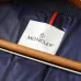 Moncler Wool‑Blend Quilted Hybrid Zip Jacket, Black &amp; Navy Blue #B67670