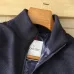 Moncler Wool‑Blend Quilted Hybrid Zip Jacket, Black &amp; Navy Blue #B67670