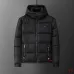 Prada Hooded Puffer Jacket Winter Warm Thick Quilted Coat, Black, Navy Blue, Khaki #B67983
