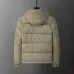 Prada Hooded Puffer Jacket Winter Warm Thick Quilted Coat, Black, Navy Blue, Khaki #B67983