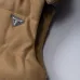 Prada Hooded Wool‑Blend Puffer Vest Men Sleeveless Gilet Outerwear, Camel Brown, Light Gray #B67986