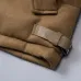 Prada Hooded Wool‑Blend Puffer Vest Men Sleeveless Gilet Outerwear, Camel Brown, Light Gray #B67986