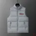 Prada Stand‑Collar Puffer Gilet Men Warm Sleeveless Vest Outerwear, Black, Light Gray, Navy Blue #B67985