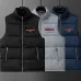 Prada Stand‑Collar Puffer Gilet Men Warm Sleeveless Vest Outerwear, Black, Light Gray, Navy Blue #B67985