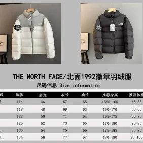 The North Face 1992 Retro Stand Collar Puffer Down Jacket Unisex #B68797