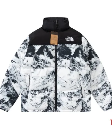 The North Face 4th Gen Snow Mountain Print Stand Collar Puffer Cotton Jacket Unisex #B68800