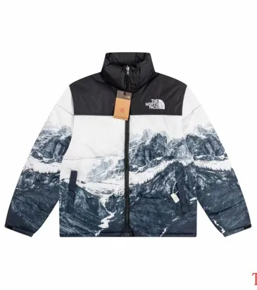 The North Face Collab 3rd Gen Snow Mountain Print Stand Collar Puffer Cotton Jacket Unisex #B68801