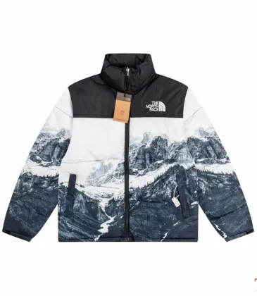 The North Face Collab 3rd Gen Snow Mountain Print Stand Collar Puffer Cotton Jacket Unisex #B68801 The North Face Collab 3rd Gen Snow Mountain Print Stand Collar Puffer Cotton Jacket Unisex #B68801
