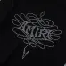 AMIRI Black Hoodie Rhinestone Gothic Logo Print Pullover #B68616