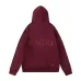 AMIRI Pullover Hoodie Embroidered Logo Off White Burgundy #B68615