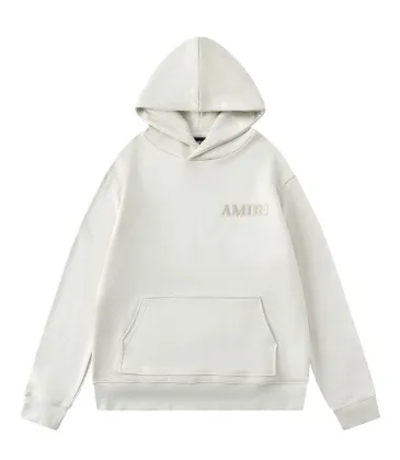 AMIRI Pullover Hoodie Embroidered Logo Off White Burgundy #B68615