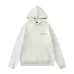 AMIRI Pullover Hoodie Embroidered Logo Off White Burgundy #B68615
