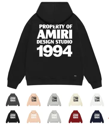 Amiri 1994 Text Logo Graphic Pullover Hoodie Multi-color Options #B68880