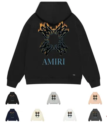 Amiri Burning Letter Badge Graphic Pullover Hoodie Multi-color Options #B68882