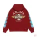 Amiri Eagle Wing Flame Sleeve Graphic Pullover Hoodie Multi-color Options #B68877