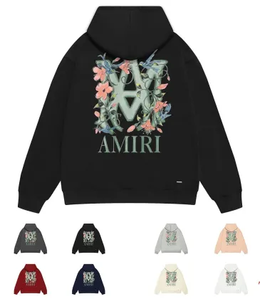 Amiri Floral Badge Graphic Pullover Hoodie Multi-color Options #B68891