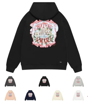 Amiri Fountain Vintage Graphic Pullover Hoodie Multi-color Options #B68883
