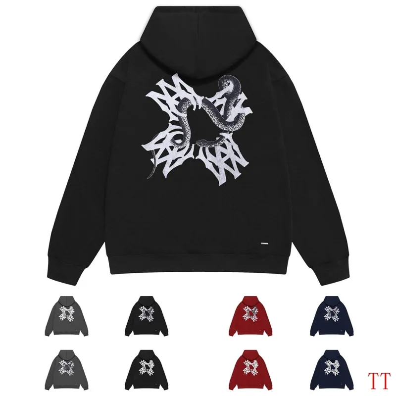 Amiri Fountain Vintage Graphic Pullover Hoodie Multi-color Options #B68884