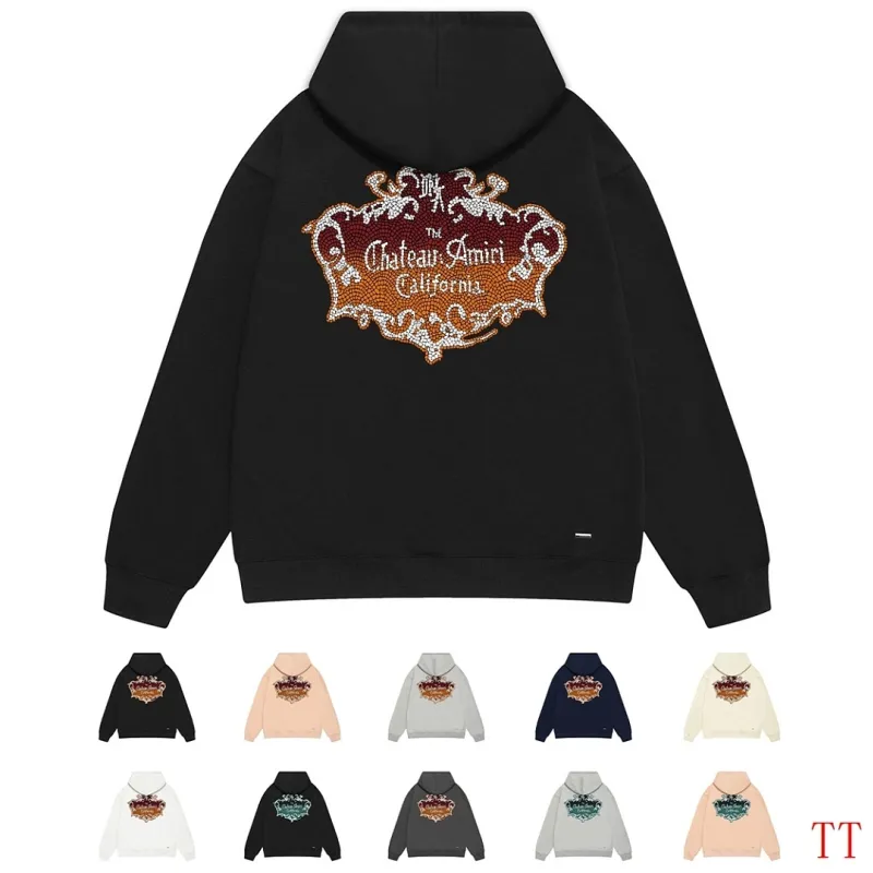Amiri Fountain Vintage Graphic Pullover Hoodie Multi-color Options #B68885