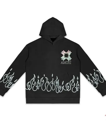 Amiri Gradient Cross Flame Graphic Pullover Hoodie #B67483