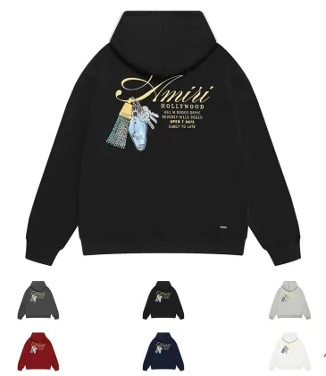 Amiri Multi-color Options Keychain Graphic Print Pullover Hoodie #B68875