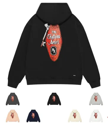 Amiri Multi-color Options Keyhole Graphic Print Pullover Hoodie #B68876