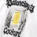 Balenciaga Graphic Print Full‑Zip Hoodie, White #B68046
