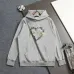 Balenciaga Heart Tape Logo Vintage Washed Distressed Hoodie White,Gray,Black #B68029