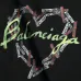 Balenciaga Heart Tape Logo Vintage Washed Distressed Hoodie White,Gray,Black #B68029