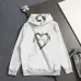 Balenciaga Heart Tape Logo Vintage Washed Distressed Hoodie White,Gray,Black #B68029