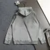 Balenciaga Metallic Tape Logo Vintage Washed Distressed Hoodie Gray,Black‑Brown #B68031